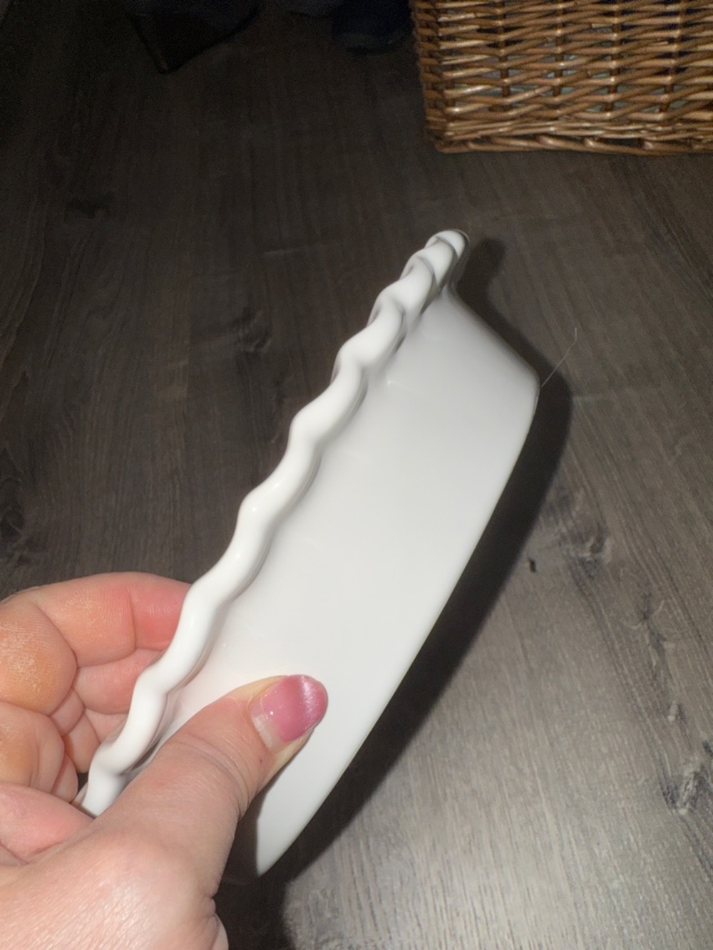 Williams Sonoma White Fluted Ceramic Pie Dish - Picture 2 of 6